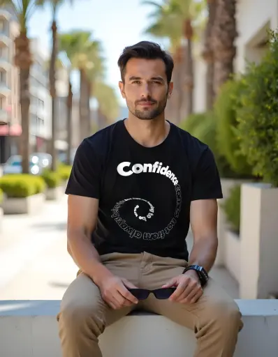 Confidence Motivational Printed T-Shirt 
