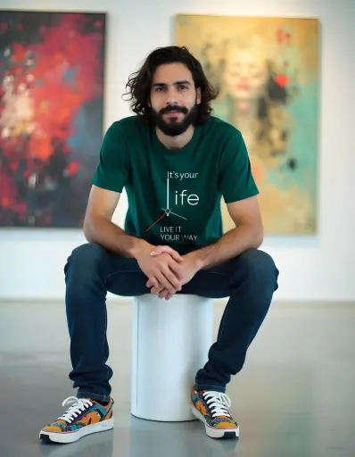 It's Your Life Live It Your Way Motivational Printed       T-Shirt 